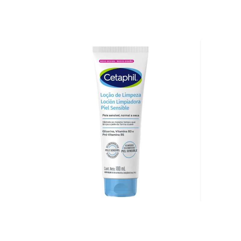 LOÇÃO DE LIMPEZA CETAPHIL PELE SENSIVEL 100ML
