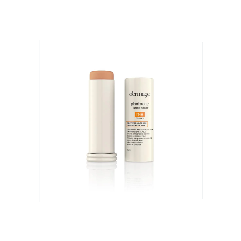 PROTETOR SOLAR DERMAGE PHOTOAGE STICK COLOR FPS99 12G