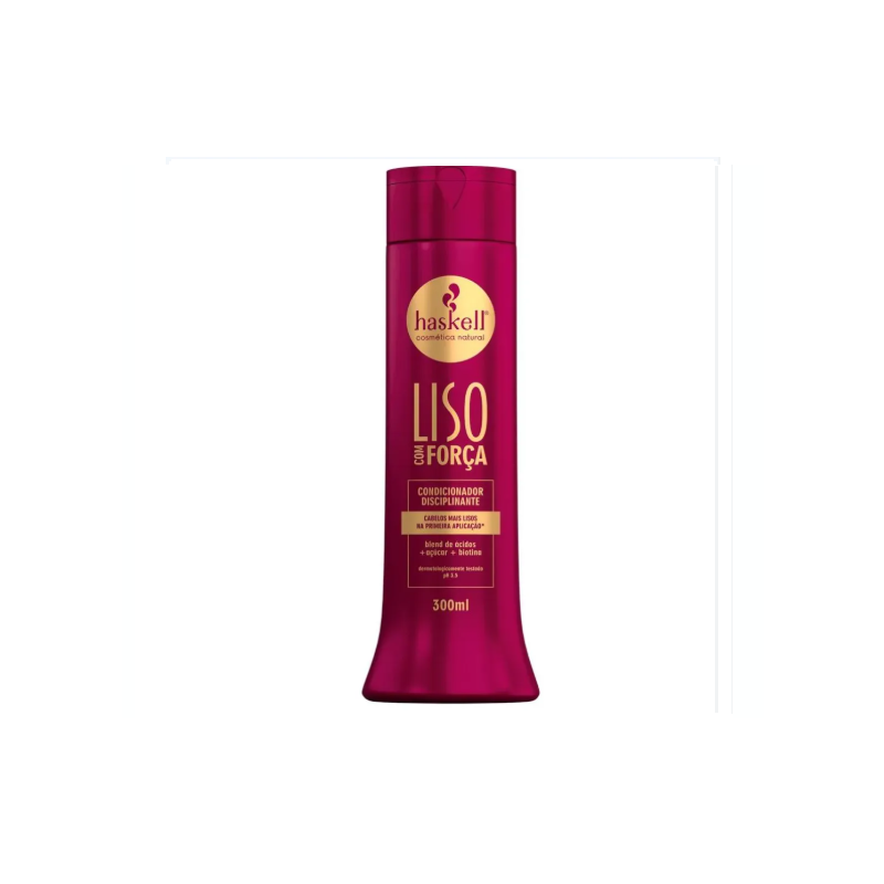 SHAMPOO HASKELL LISO COM FORÇA 300ML