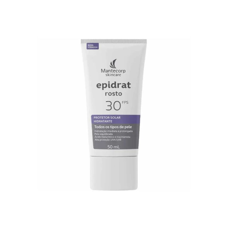 PROTETOR SOLAR HIDRATANTE EPIDRAT ROSTO FPS30 50ML