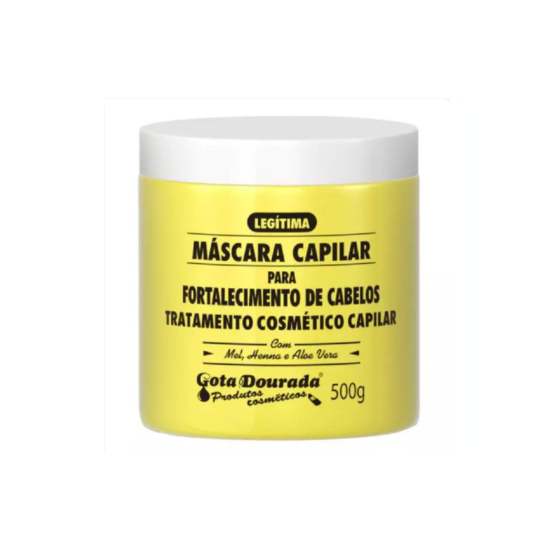 MASCARA CAPILAR GOTA DOURADA COM 500ML