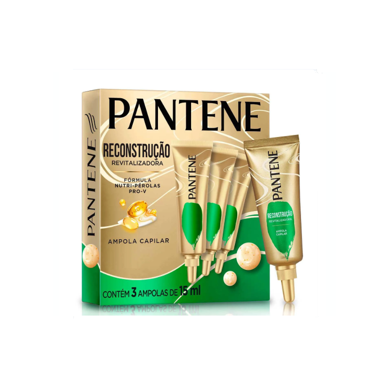 AMPOLA DE TRATAMENTO PANTENE GOLD 3MINU 3 AMPOLA 15ML