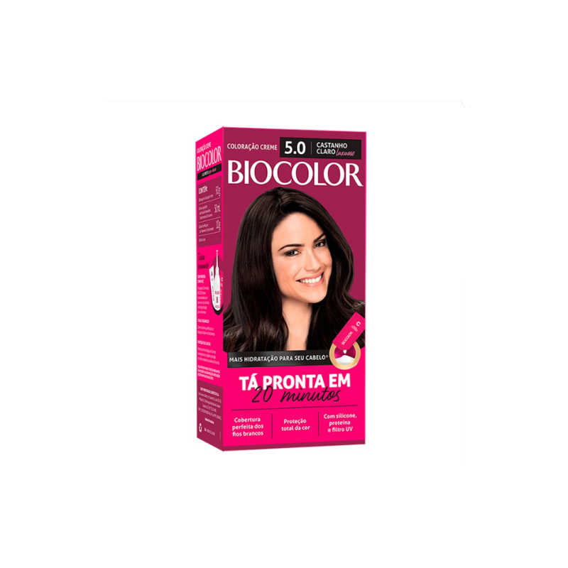 TINTURA BIOCOLOR 5.0 CASTANHO CLARO 