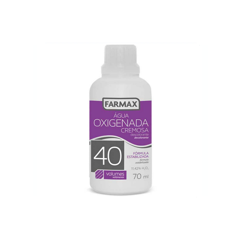 ÁGUA OXIGENADA FARMAX CREMOSA 40 VOLUMES 90ML