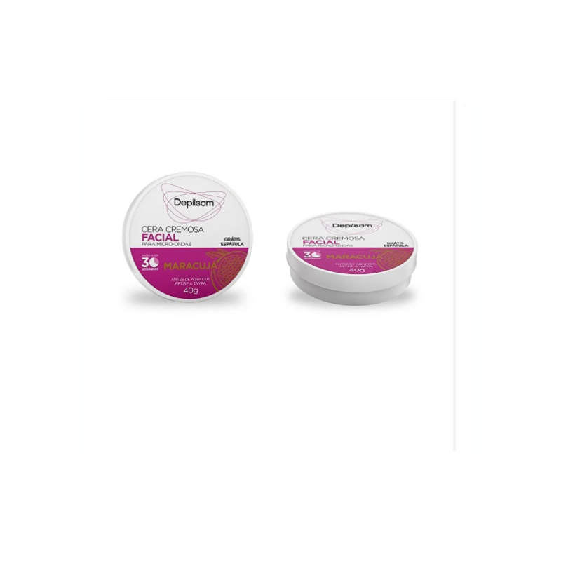 CERA DEPILSAM FACIAL PARA MICRO-ONDAS MARACUJA COM 40G