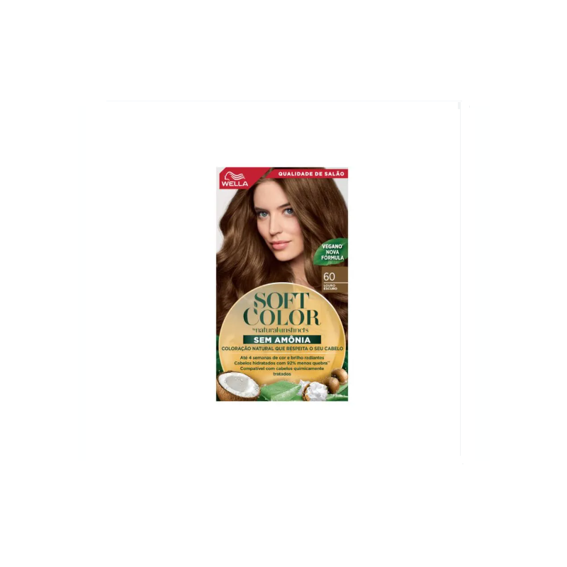 COLORAÇÃO WELLA SOFTCOLOR SEM AMONIA 60 LOURO ESCURO
