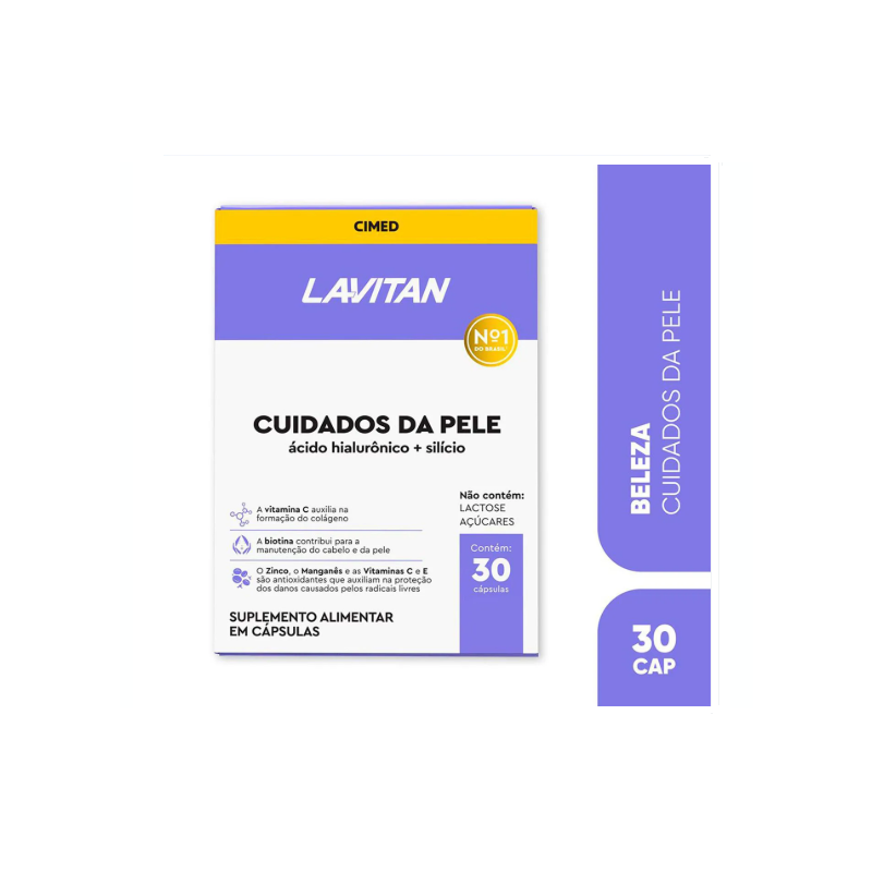 LAVITAN CUIDADOS PELE COM 30 CAPSULAS
