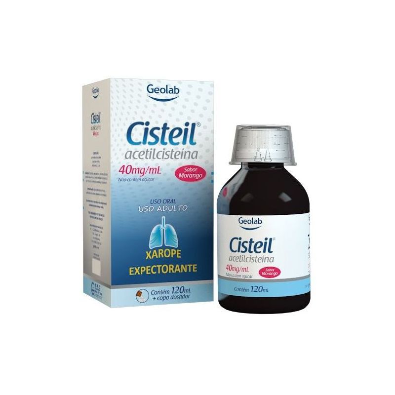 CISTEIL 40MG/ML XAROPE AD SUSPENSÃO ORAL COM 120ML-GEOLAB-