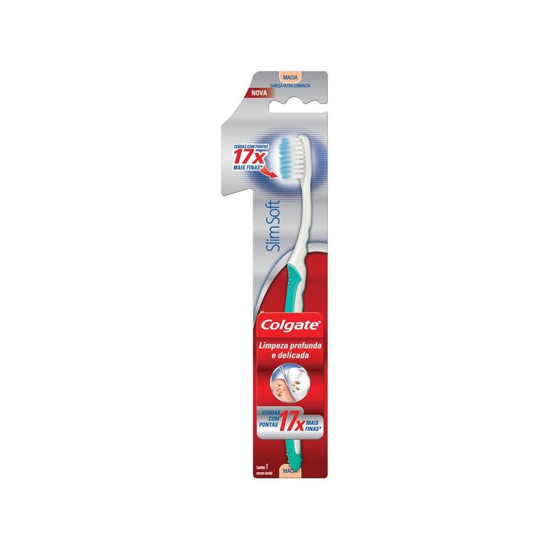 ESCOVA DENTAL COLGATE SLIM SOFT UNIDADE