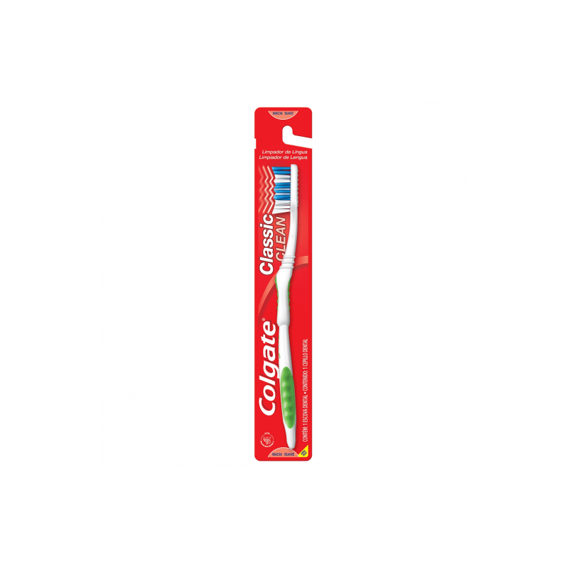 ESCOVA DENTAL COLGATE CLASSIC CLEAN MACIA UNIDADE
