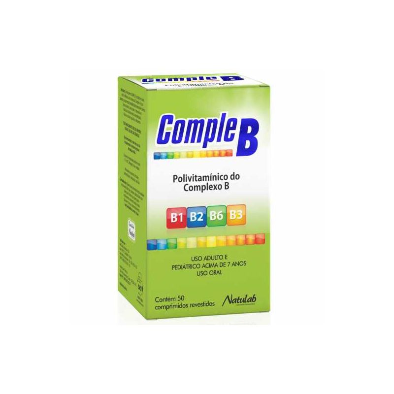 COMPLE B COM  50 COMPRIMIDOS- NATULAB-