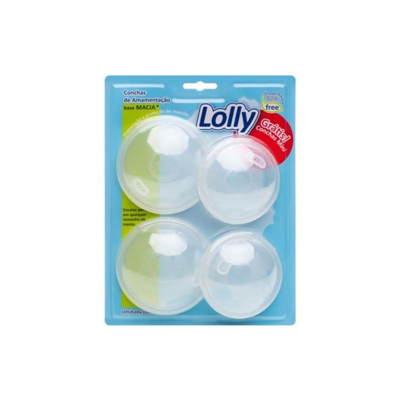 CONCHA AMAMENTAÇÃO MACIA TRANSPARENTE - LOLLY