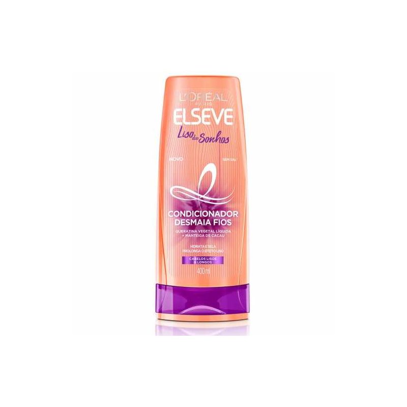 CONDICIONADOR ELSEVE LISO DOS SONHOS 400 ML