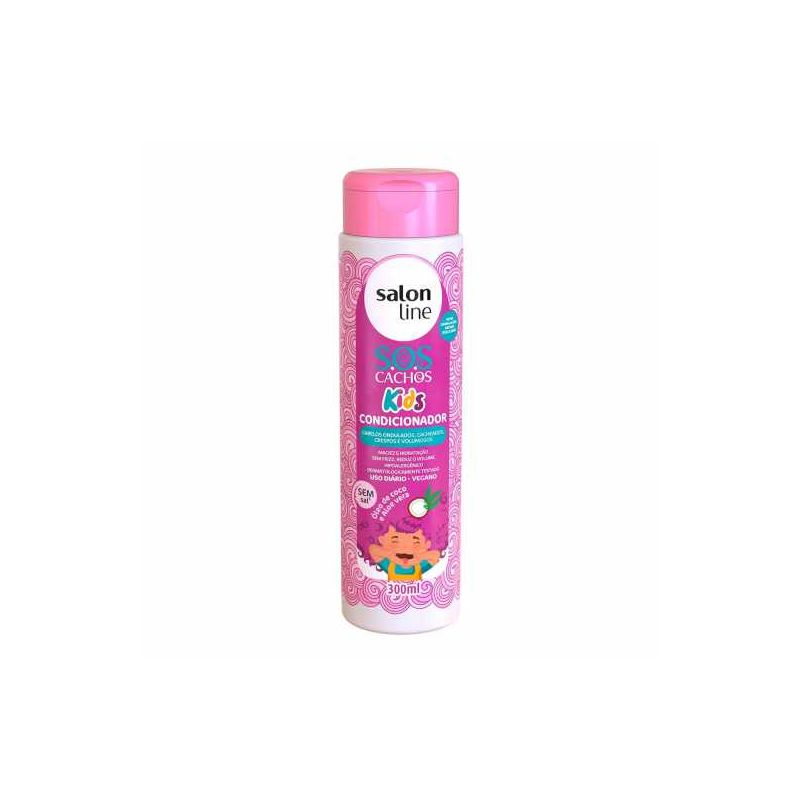 CONDICIONADOR INFANTIL SALON LINE S.O.S CACHOS KIDS 300ML