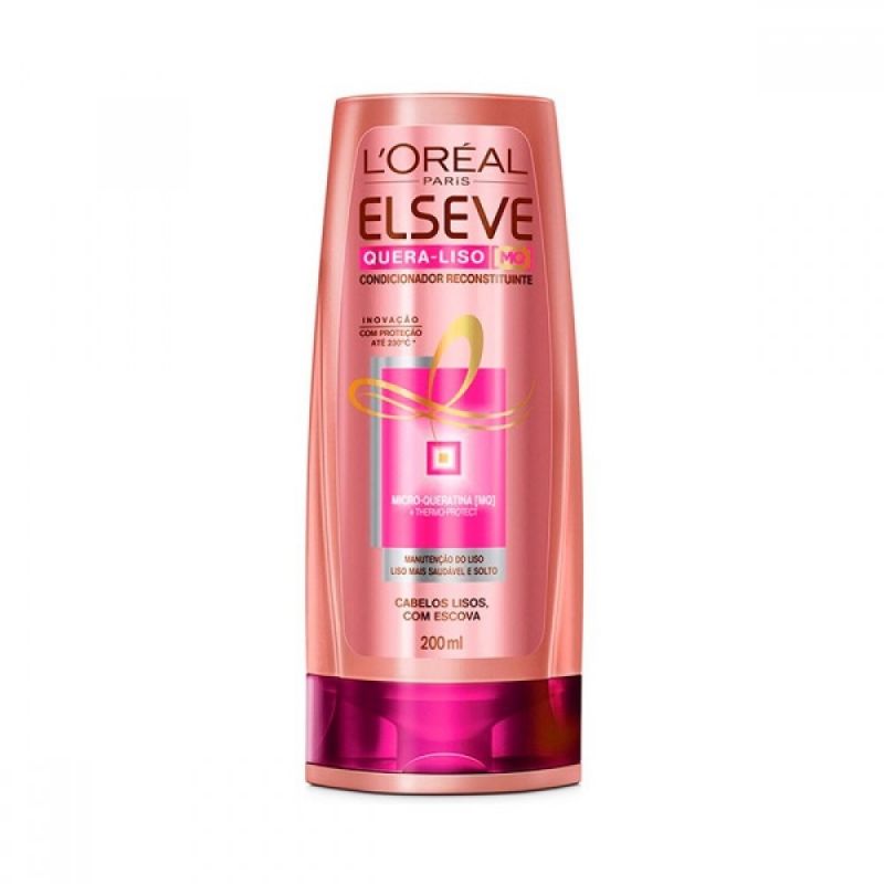 CONDICIONADOR ELSEVE QUERO LISO 400 ML