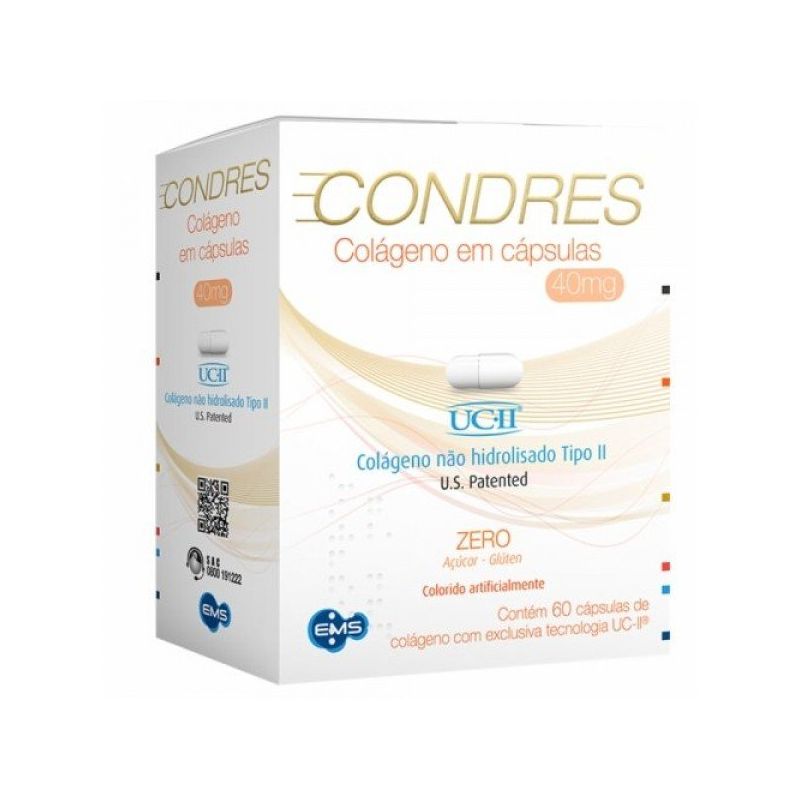 CONDRES * COLÁGENO 40MG COM 60 CÁPSULAS