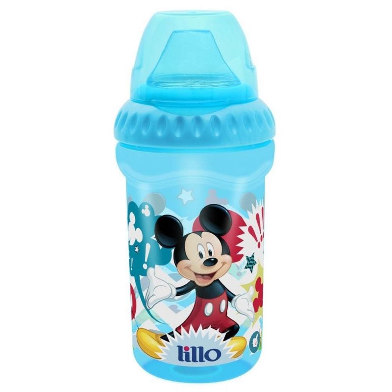 COPO LILLO ANTIVAZAMENTO DISNEY AZUL MICKEY 330ML