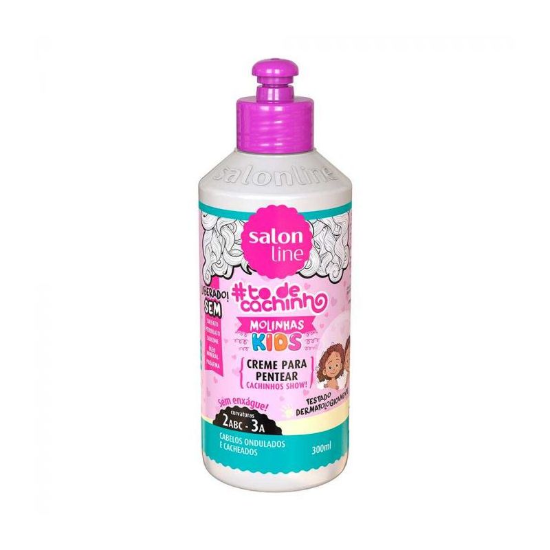 CREME PARA PENTEAR SALON LINE TO DE CACHINHO MOLINHAS 300ML