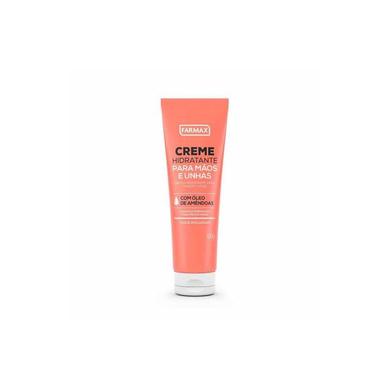 CREME HIDRATANTE PARA MÃOS E UNHAS COM ÓLEO DE AMÊNDOAS 60G