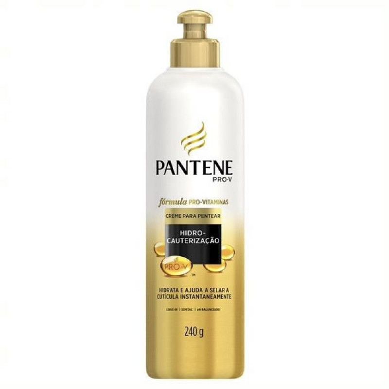 CREME PARA PENTEAR PANTENE ANTI-FRIZ HIDRO-CAUTERIZAÇÃO 240G