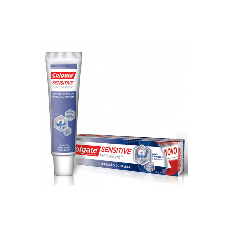 CREME DENTAL COLGATE PRO ALIVIO REPARACÃO COMPLETA 50G