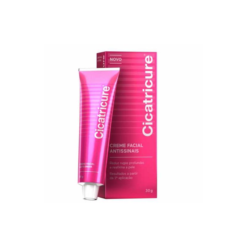 CICATRICURE CREME FACIAL ANTISSINAIS COM 30 GRAMAS