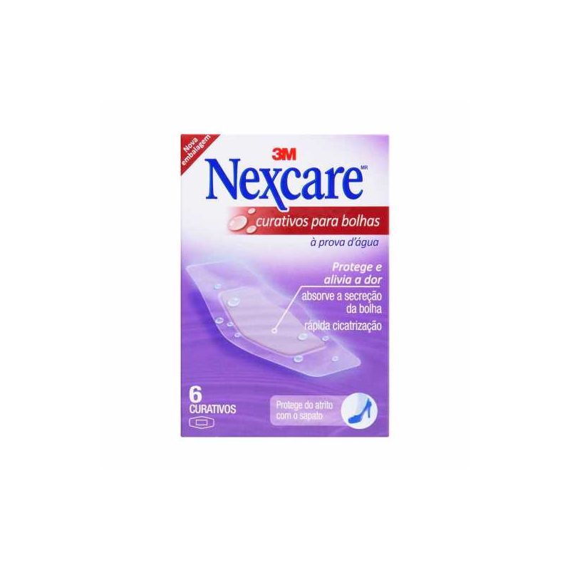 CURATIVOS NEXCARE PARA BOLHAS COM 6 UNIDADES