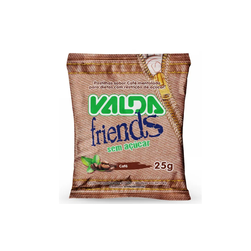 PASTILHA VALDA FRIENDS CAFE 25G