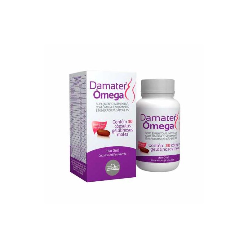 DAMATER OMEGA COM 30  CÁPS