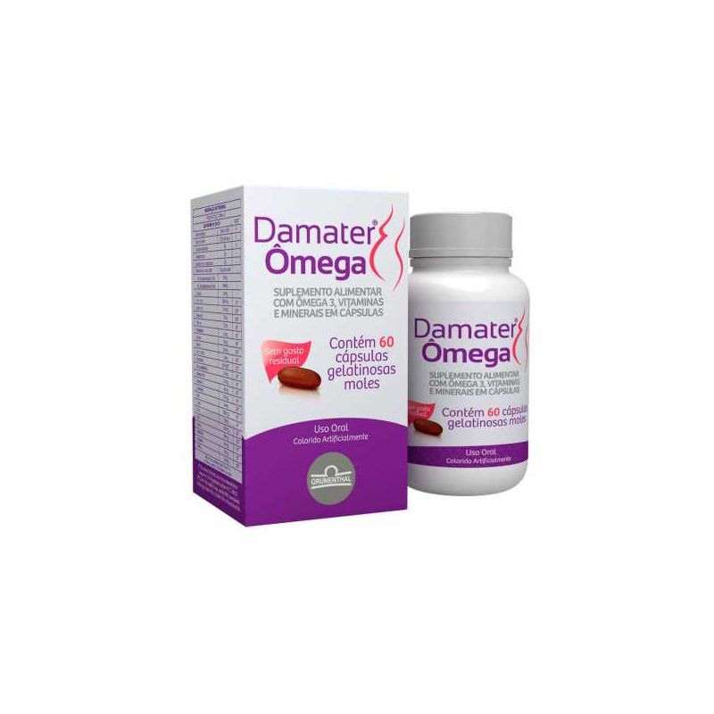 DAMATER OMEGA COM 60 CAPS