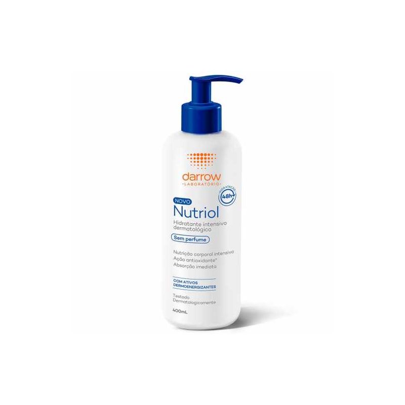 HIDRATANTE INTENSIVO NUTRIOL SEM PERFUME 400ML
