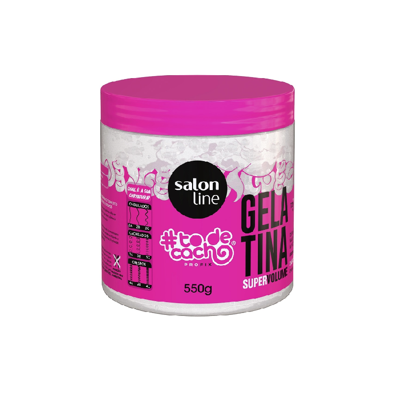 GELTODECACHO GELATINA SUPER VOLUME COM 550 GRAMAS