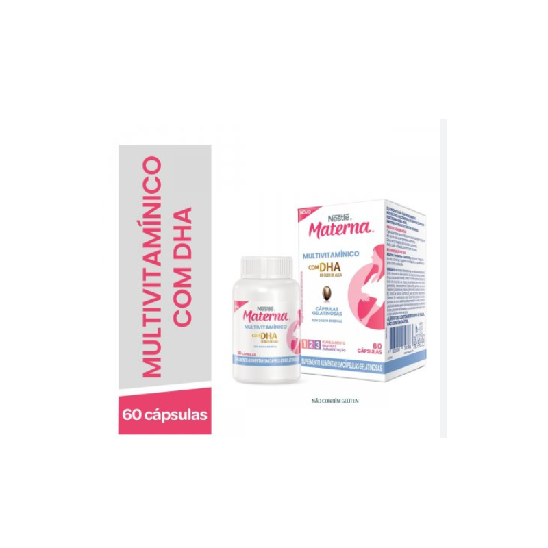 MATERNA MULTIVITAMINICO COM 60 CÁPSULAS