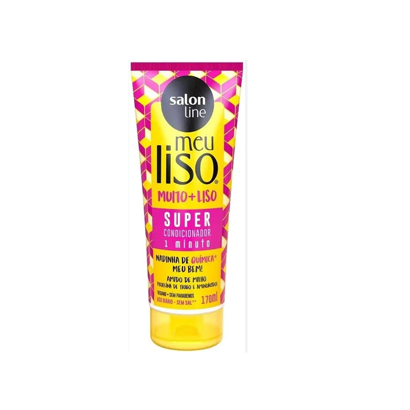 CONDICIONADOR SALON LINE MEU LISO MUITO LISO COM 170ML 