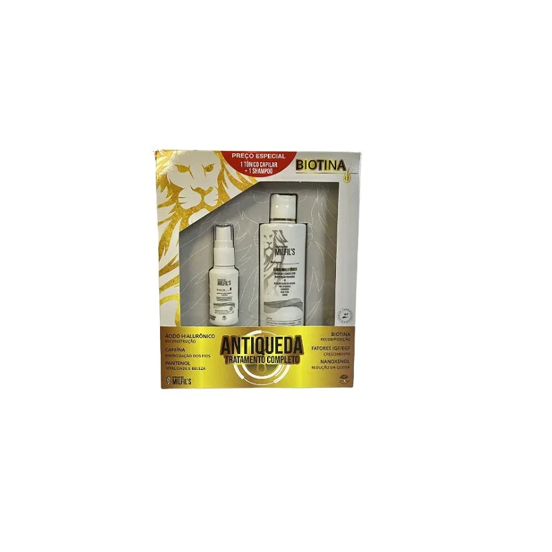 KIT MILFIL´S TRATAMNETO ANTIQUEDA E CRESCIMENTO CAPILAR