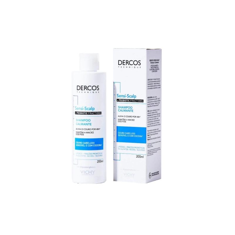 SHAMPOO DERCOS CALMANTE VICHY COM 200ML