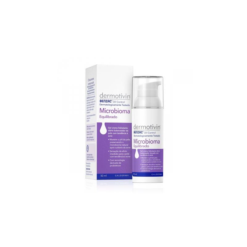HIDRATANTE FACIAL DERMOTIVIN BENZAC OIL CONTROL 50ML