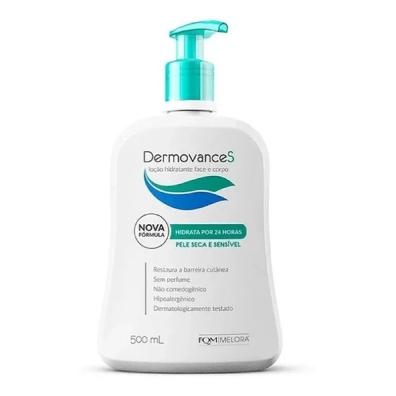DERMOVANCE S LOCAO HIDRATANTE FACCE E CORPO 500ML