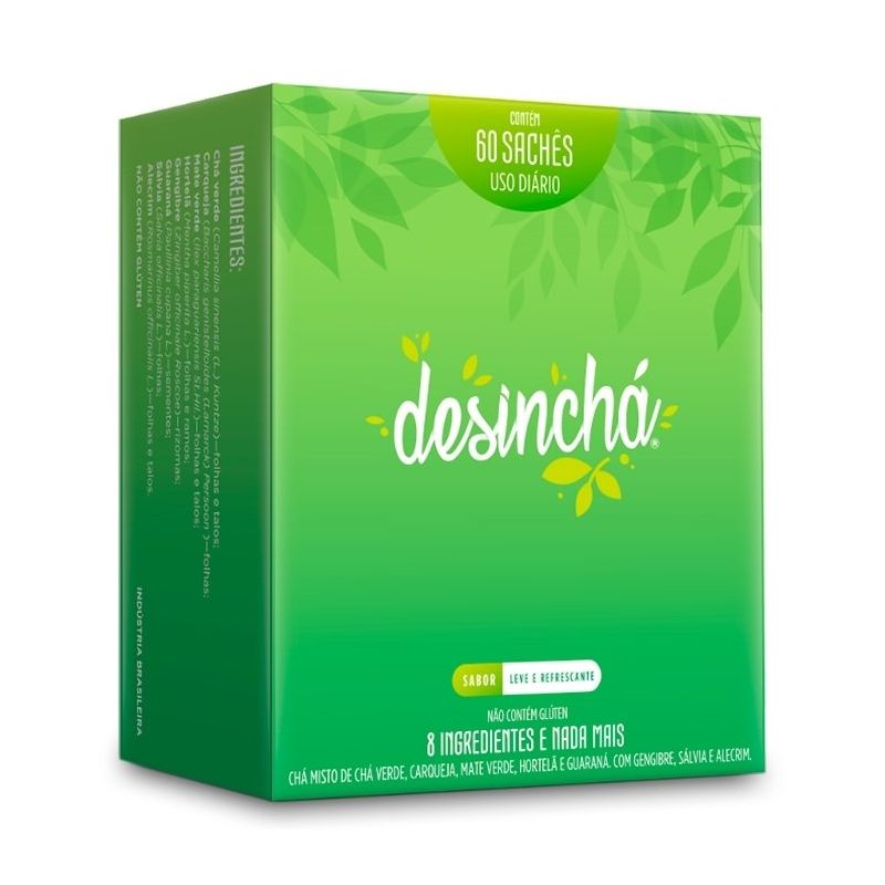 DESINCHÁ COM 60 SACHÊS 1,5G CADA CX C/60