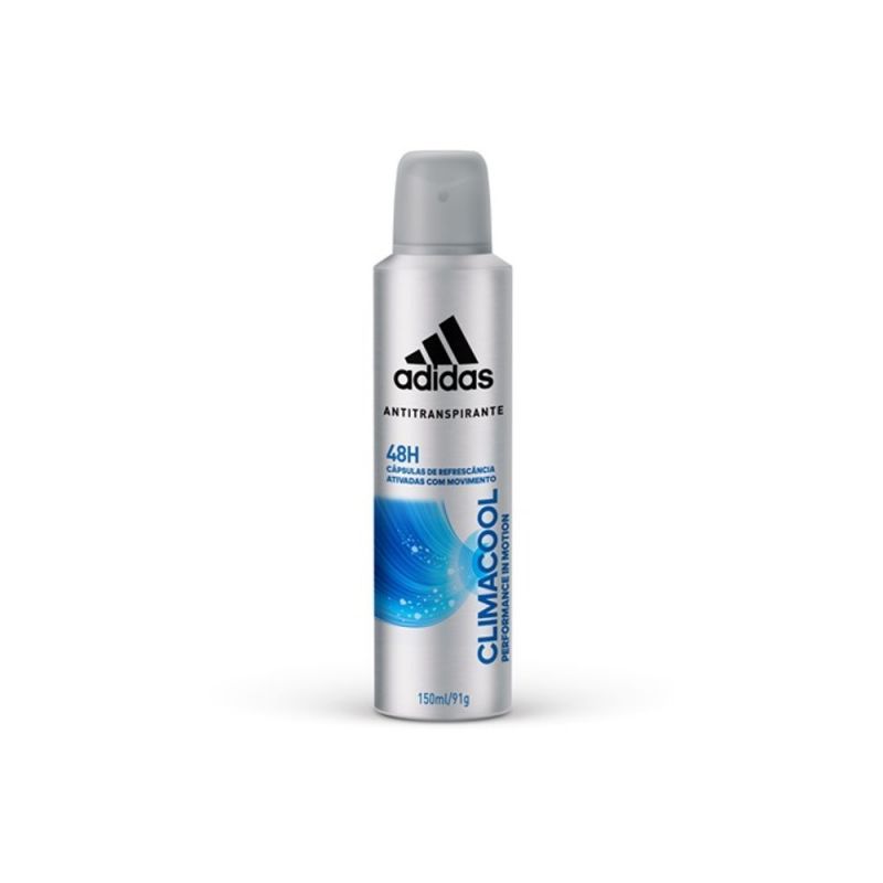DESODORANTE AEROSOL ADIDAS MASCULINO CLIMACOOL 150ML