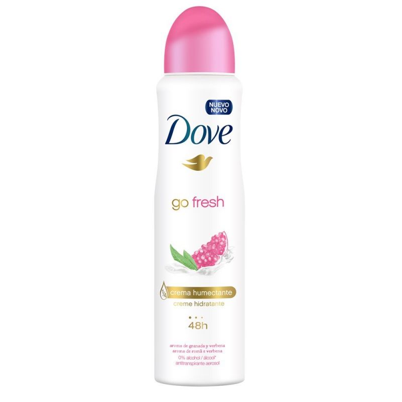 DESODORANTE AEROSOL DOVE GO FRESH ROMÃ E VERBENA 150ML