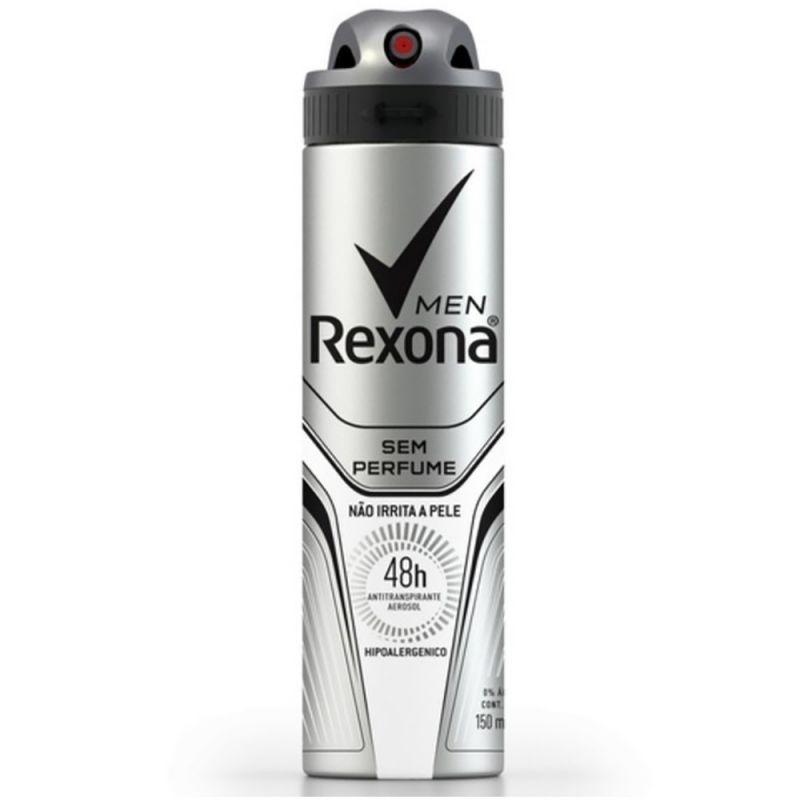 DESODORANTE AEROSOL REXONA MEN SEM PERFUME 150ML