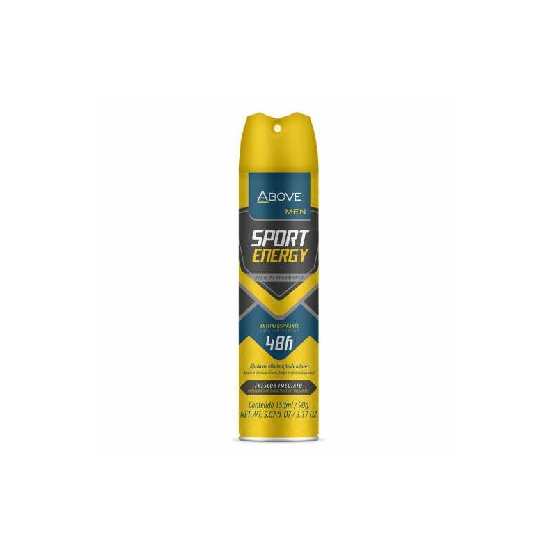 DESODORANTE ABOVE MEN SPORT COM  150ML