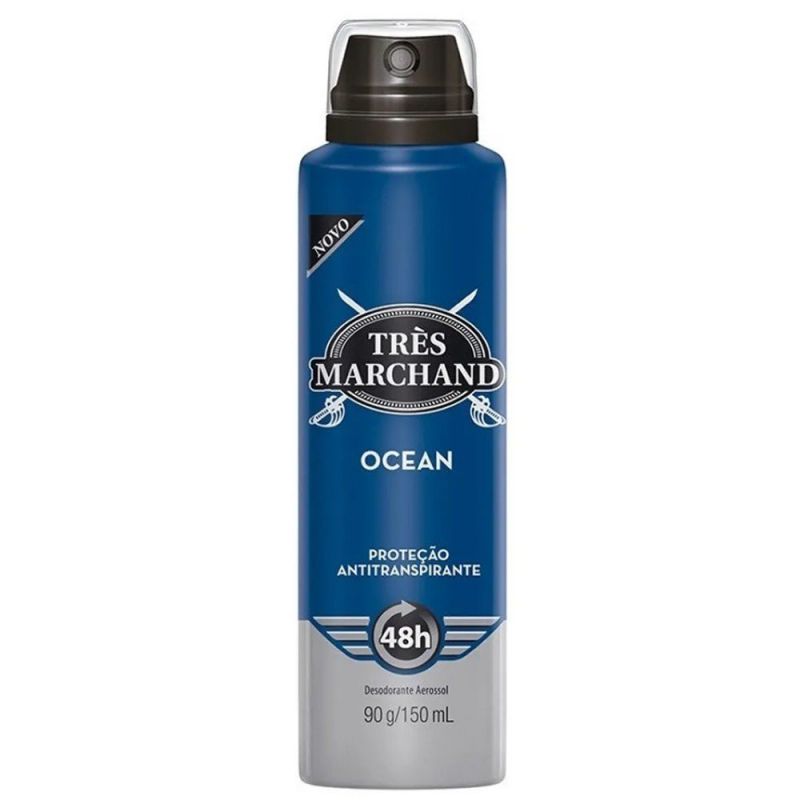 DESODORANTE AEROSOL TRES MARCHAND OCEAN 150ML