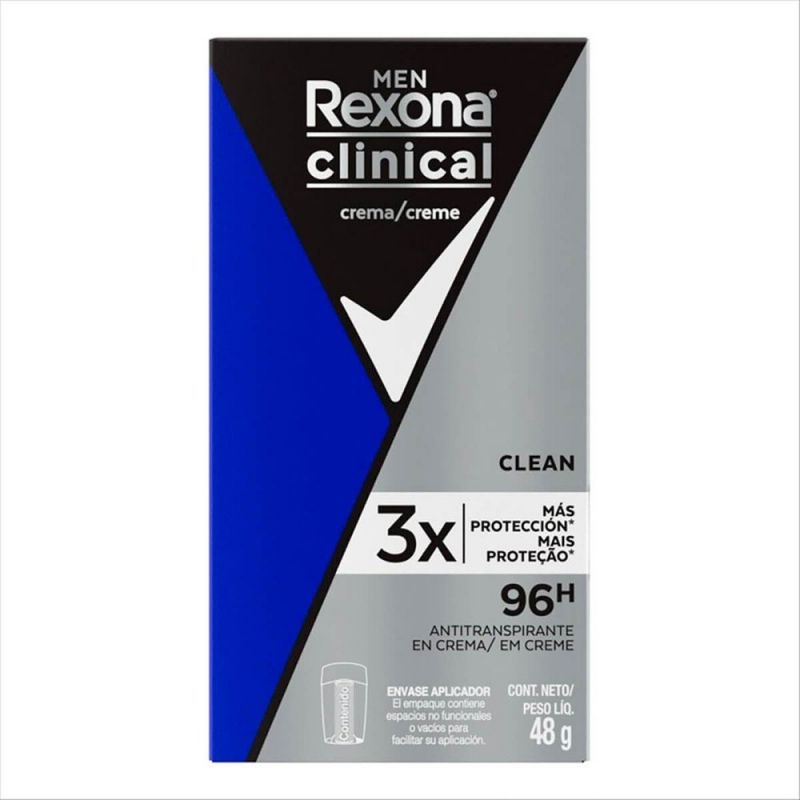 DESODORANTE CREME REXONA MEN CLINICAL 48G