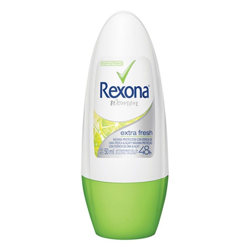 DESODORANTE ROLL-ON REXONA EXTRA FRESH 50ML