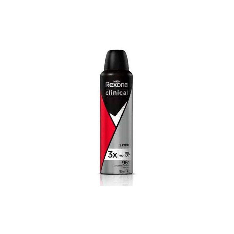 DESODORANTE AEROSOL REXONA CLINICAL SPORT 150ML