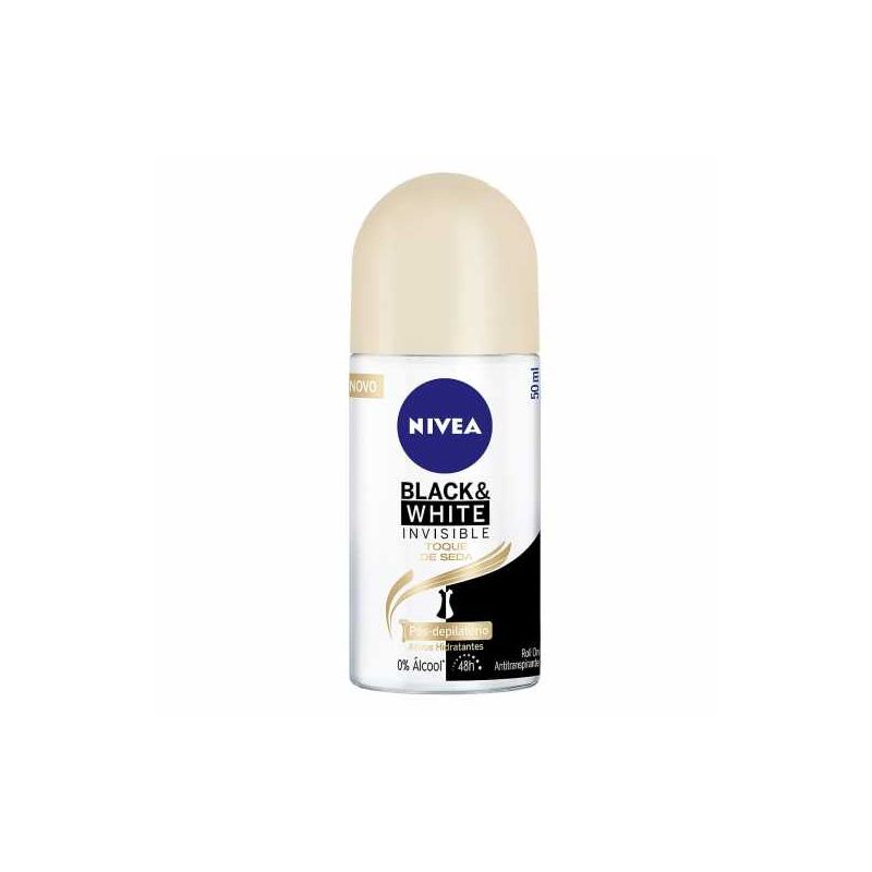 DESODORANTE ROLL-ON NIVEA INVISIBLE TOQUE DE SEDA 50ML