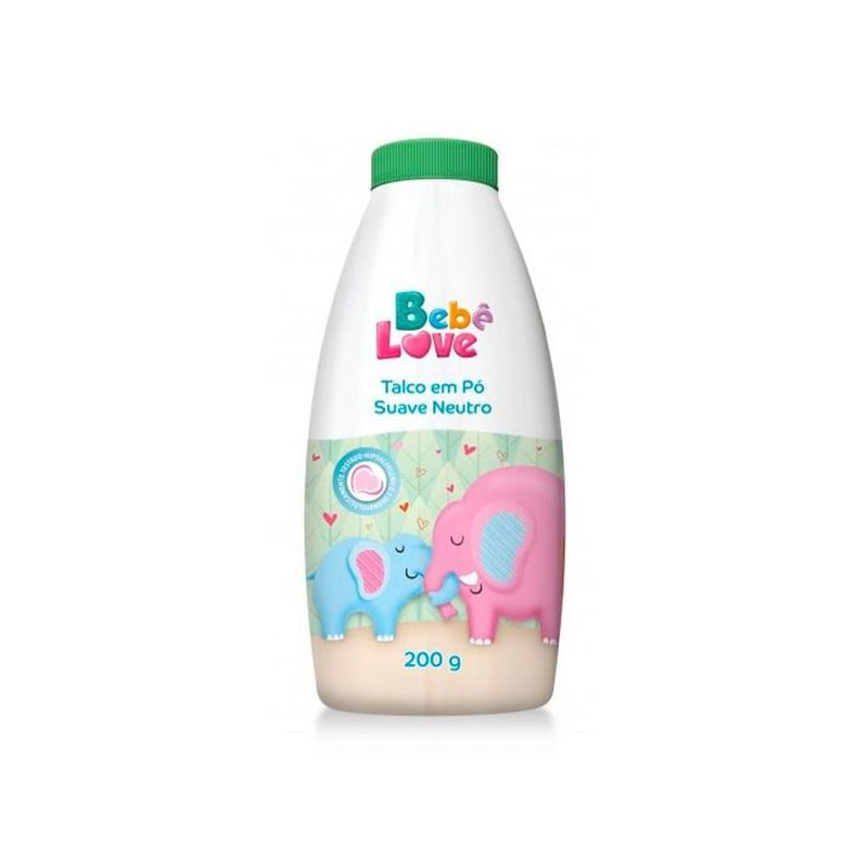 TALCO SUAVE NEUTRO BEBE LOVE 200G