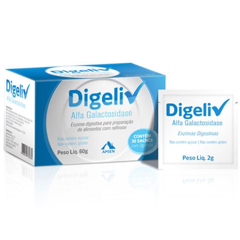 DIGELIV COM 30 SACHES DE 2 GRAMAS CADA- APSEN-
